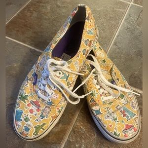 Alice in Wonderland Canvas Vans